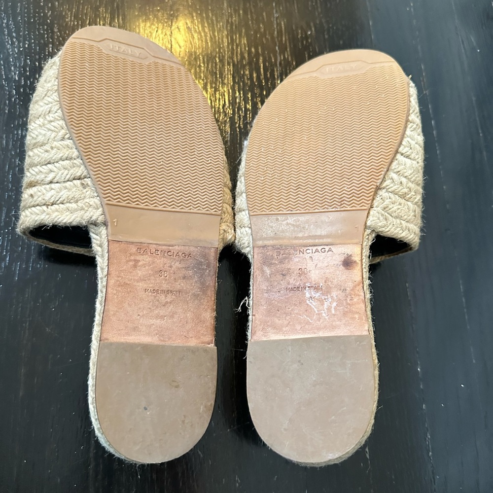 Balenciaga Straw Espadrilles - Picture 8 of 10